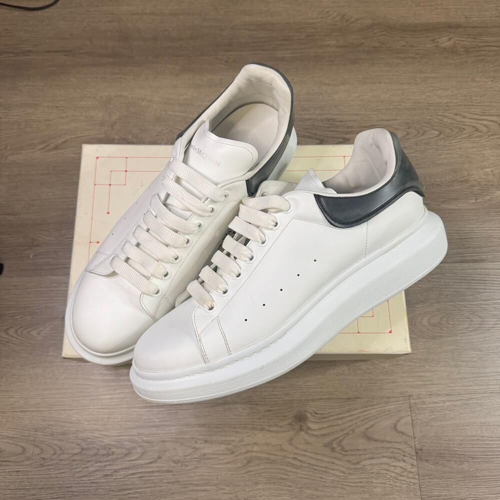 Alexander McQueen Oversized Sneaker Translucent Heal Tab White